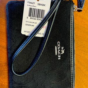 Coach wristlet numbered